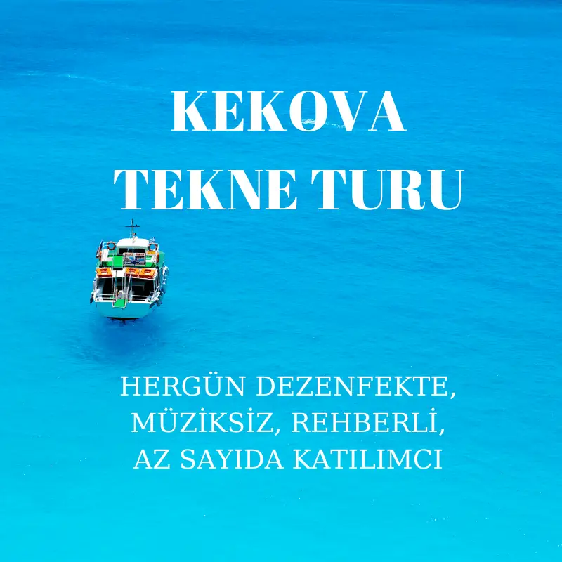 kekova tekne turu