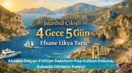istanbul çıkışlı likya turu 4gece 5gün